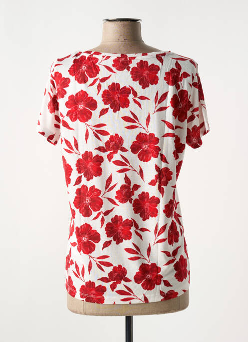 T-shirt col v manches courtes rouge LES P'TITES BOMBES femme