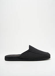 Chaussons/pantoufles bout rond bout rond noir EXQUISE homme
