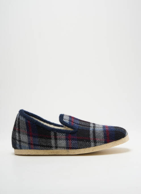 Chaussons/Pantoufles bleu EXQUISE pour homme