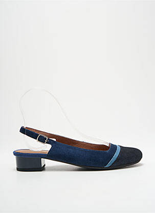 Sandales/nu pieds type de semelle amortissante talon plat jusqu'à 3cm bleu EMILIE KARSTON femme