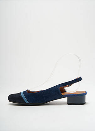 Sandales/nu pieds type de semelle amortissante talon plat jusqu'à 3cm bleu EMILIE KARSTON femme