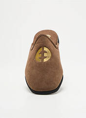 Chaussons/Pantoufles marron EXQUISE pour femme seconde vue