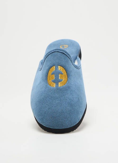 Chaussons/Pantoufles bleu EXQUISE pour femme