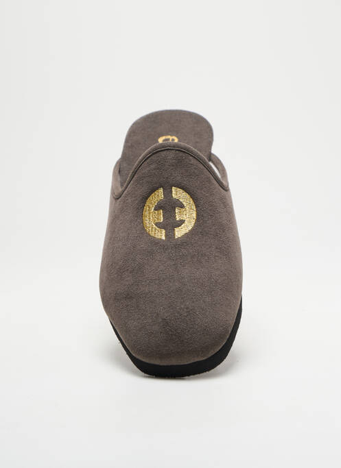 Chaussons/Pantoufles gris EXQUISE pour femme