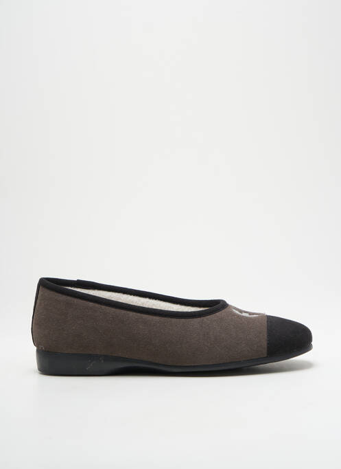 Chaussons/Pantoufles gris EXQUISE pour femme