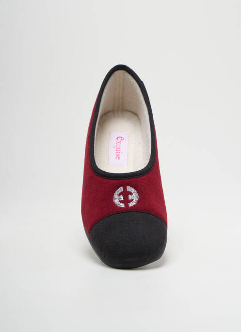 Chaussons/Pantoufles rouge EXQUISE pour femme