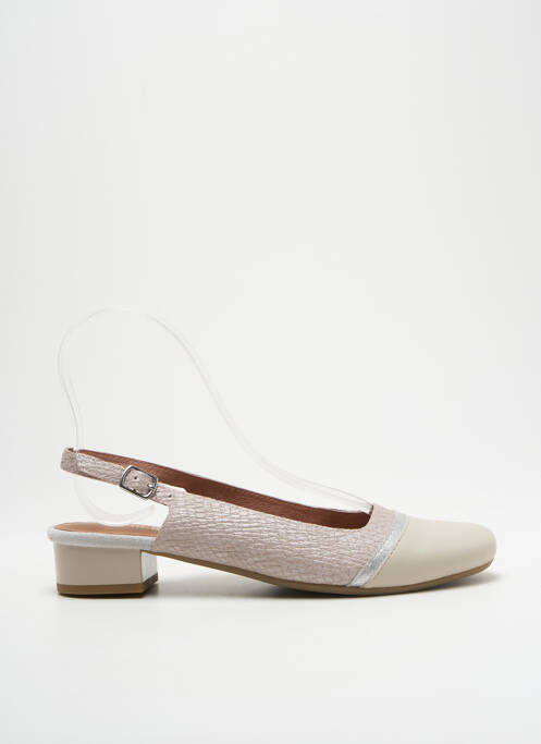 Sandales/Nu pieds beige EMILIE KARSTON pour femme
