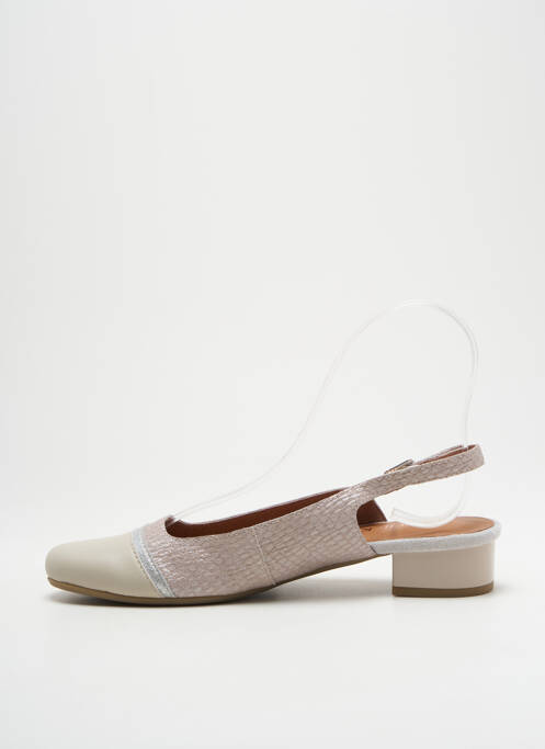 Sandales/Nu pieds beige EMILIE KARSTON pour femme