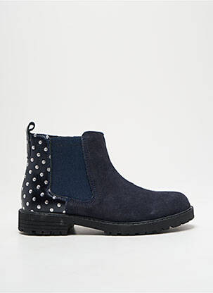 Bottines/boots nubuck talon bas bleu HUSH PUPPIES fille