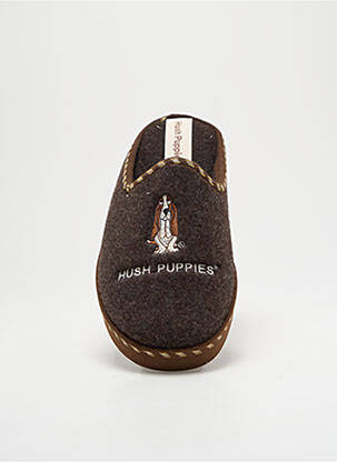 Chaussons/pantoufles bout rond bout rond marron HUSH PUPPIES homme