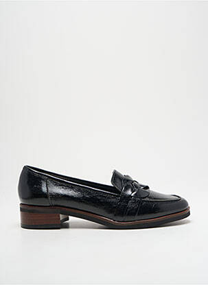 Mocassins effet froissé talon plat jusqu'à 3cm noir EMILIE KARSTON femme