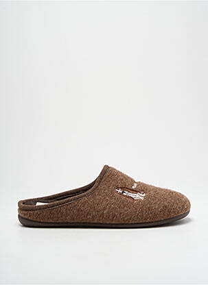 Chaussons/Pantoufles marron HUSH PUPPIES pour homme