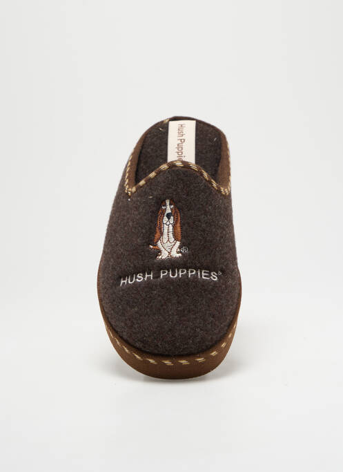 Chaussons/Pantoufles marron HUSH PUPPIES pour homme