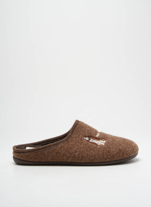 Chaussons/Pantoufles marron HUSH PUPPIES pour homme