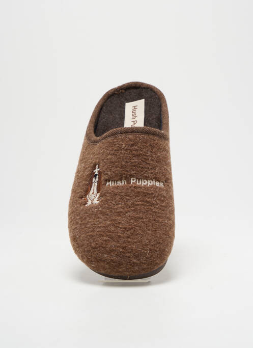 Chaussons/Pantoufles marron HUSH PUPPIES pour homme