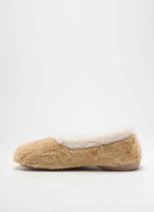 Chaussons/Pantoufles beige HUSH PUPPIES pour femme