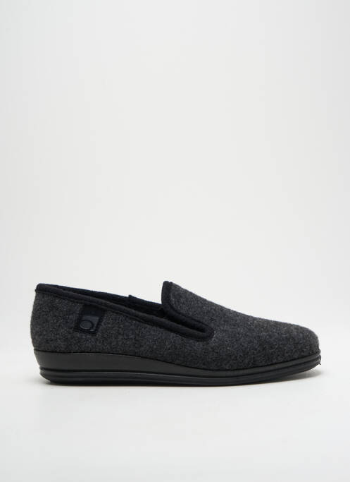 Chaussons/pantoufles bout rond bout rond gris ROHDE homme