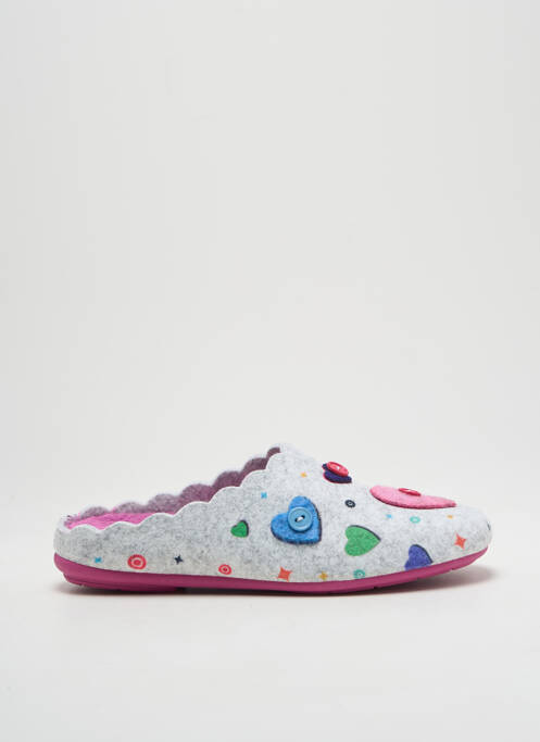 Chaussons/Pantoufles gris LA VAGUE pour femme