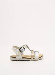 Sandales/Nu pieds blanc BOPY pour fille seconde vue