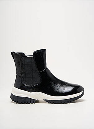 Baskets bout rond talon de 4 à 6cm noir CAPRICE femme