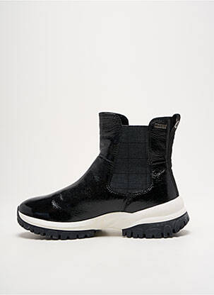 Baskets bout rond talon de 4 à 6cm noir CAPRICE femme