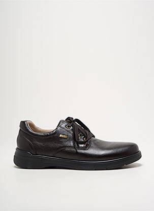 Baskets matière lisse bout rond marron CAPRICE homme