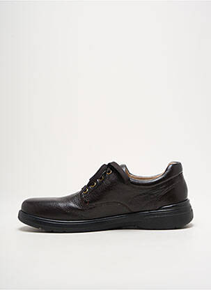Baskets matière lisse bout rond marron CAPRICE homme
