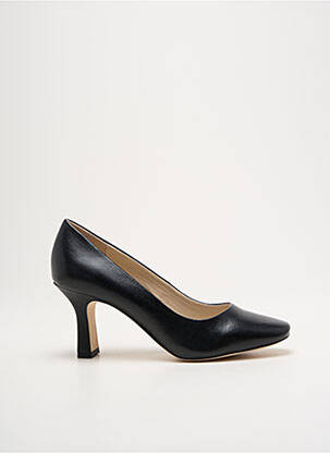 Escarpins tissage satiné talon de 4 à 6cm noir CAPRICE femme