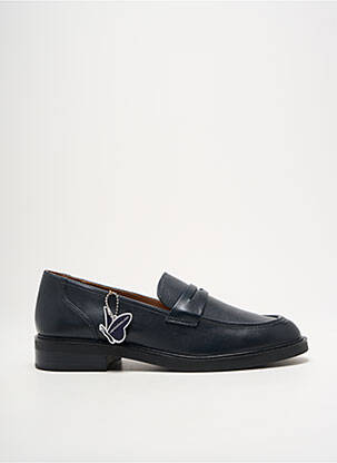 Mocassins matière lisse talon plat jusqu'à 3cm bleu CAPRICE femme