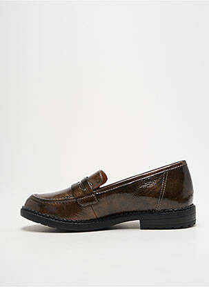 Mocassins matière lisse talon plat jusqu'à 3cm vert CAPRICE femme