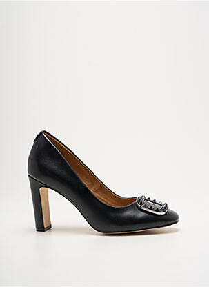 Escarpins tissage satiné talon de 7 à 9cm noir CAPRICE femme