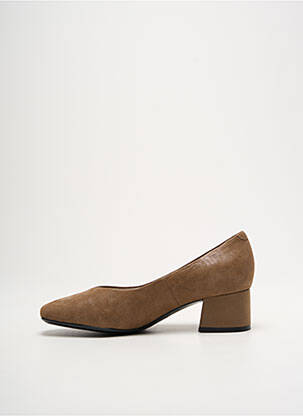 Escarpins nubuck talon de 4 à 6cm marron CAPRICE femme