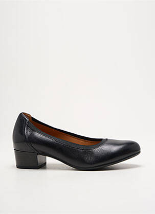 Escarpins tissage satiné talon plat jusqu'à 3cm noir CAPRICE femme