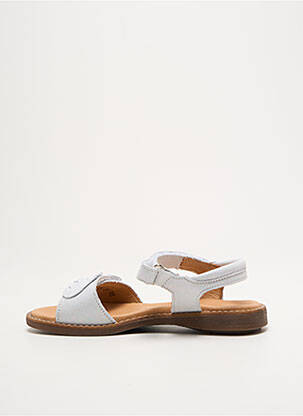 Sandales/nu pieds tissage satiné bout ouvert blanc FRODDO fille