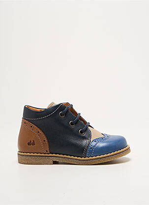 Bottines/boots voute plantaire talon bas bleu FRODDO garçon