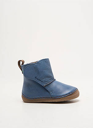Bottines/boots tissage satiné bout rond bleu FRODDO garcon