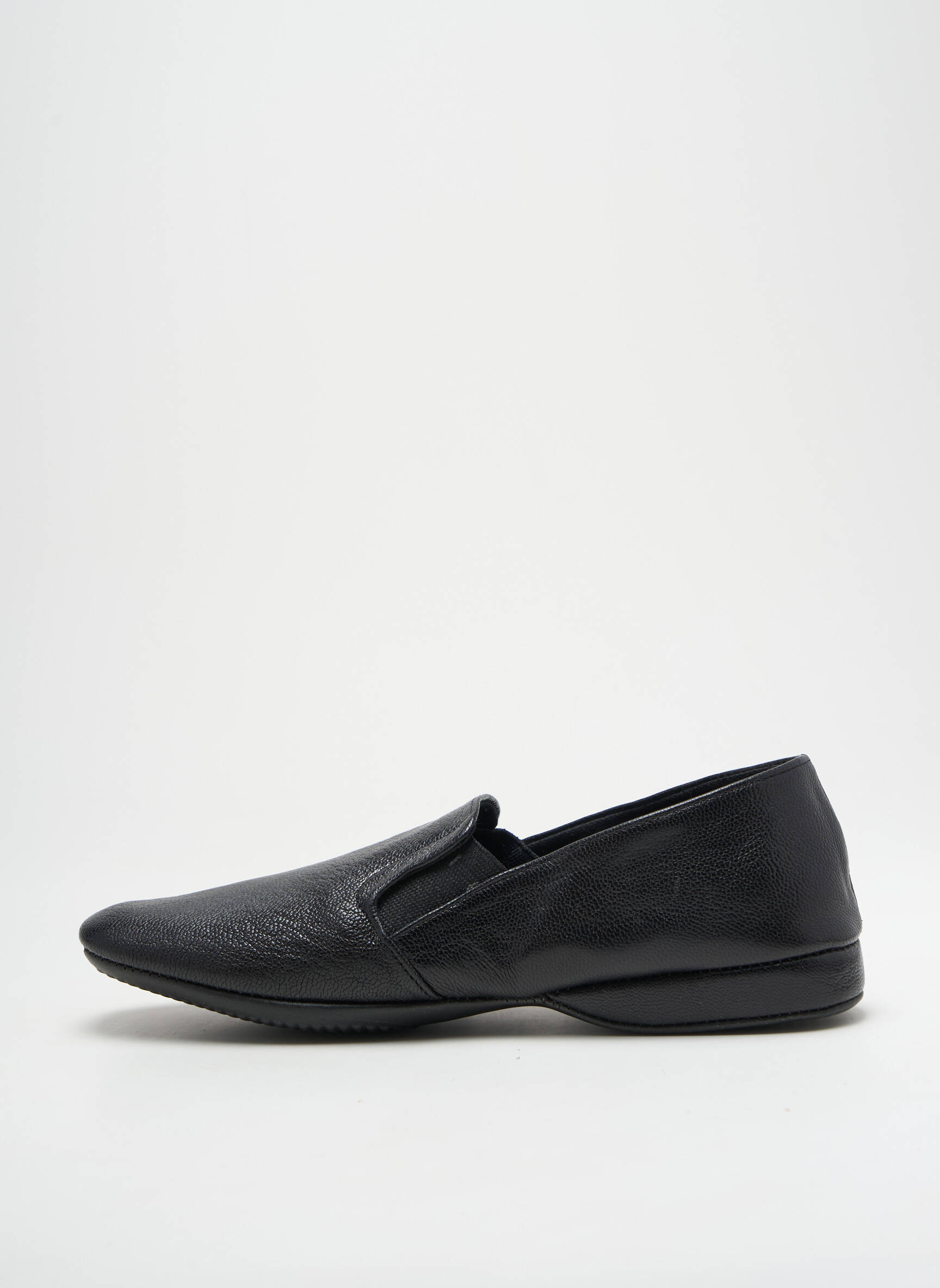 Chaussons/Pantoufles Matière Lisse Noir Erel Homme 2592090