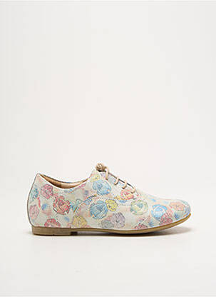 Derbies tissage satiné chiquet blanc FRODDO fille