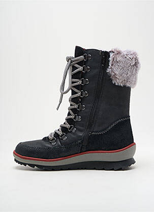 Bottines/boots matière lisse talon plat jusqu'à 3cm noir RIEKER femme