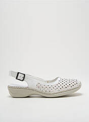 Sandales/Nu pieds blanc RIEKER pour femme seconde vue