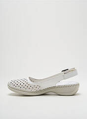 Sandales/Nu pieds blanc RIEKER pour femme seconde vue