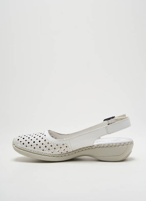 Sandales/Nu pieds blanc RIEKER pour femme