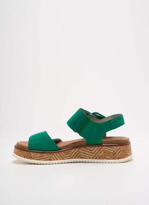 Sandales/Nu pieds vert RIEKER femme