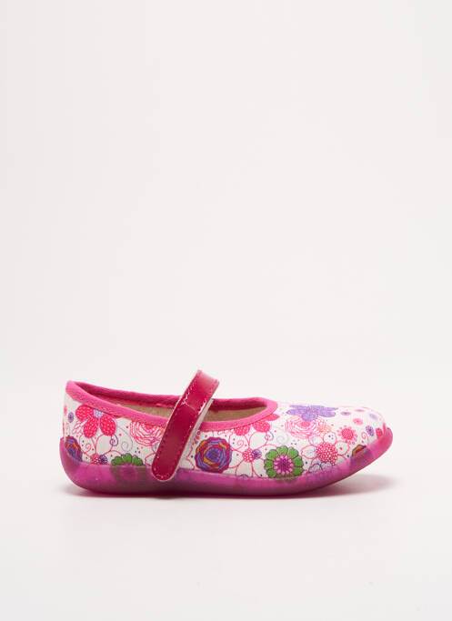 Chaussons/pantoufles voute plantaire bout rond rose BELLAMY fille