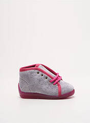 Chaussons/Pantoufles gris BELLAMY pour fille seconde vue