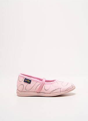 Chaussons/pantoufles tissage tissage pailleté bout rond rose BELLAMY fille
