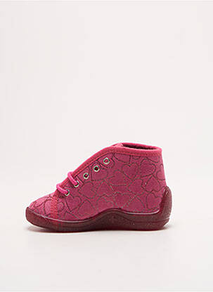 Chaussons/pantoufles tissage tissage pailleté bout rond rose BELLAMY fille
