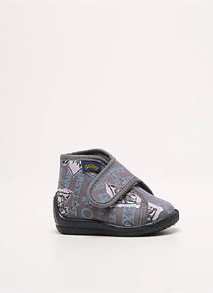 Chaussons/pantoufles voute plantaire bout rond gris BELLAMY garçon