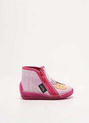 Chaussons/Pantoufles rose BELLAMY pour fille seconde vue