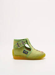 Chaussons/Pantoufles vert BELLAMY pour fille seconde vue